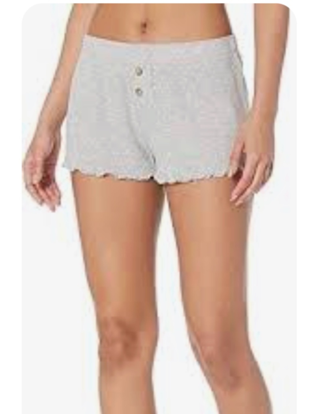 NWT PJ Salvage Textured Grey Sleep Shorts